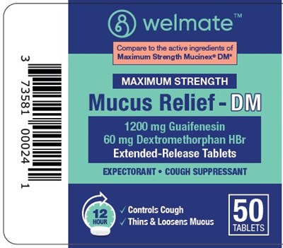 Pdp (01b Lbl (pdp) Welmate Mucus Relief Dm Max 50ct G7554 050 103 0)